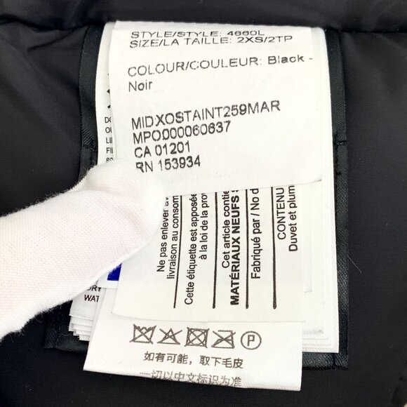 Canada Goose Arctic Program Black Parka With Fur Hood For Men - Picture 7 of 8